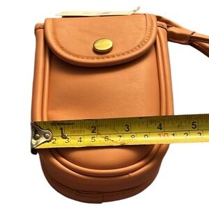 Anthropologie peach phone crossbody bag NWT